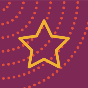 Pattern square with star